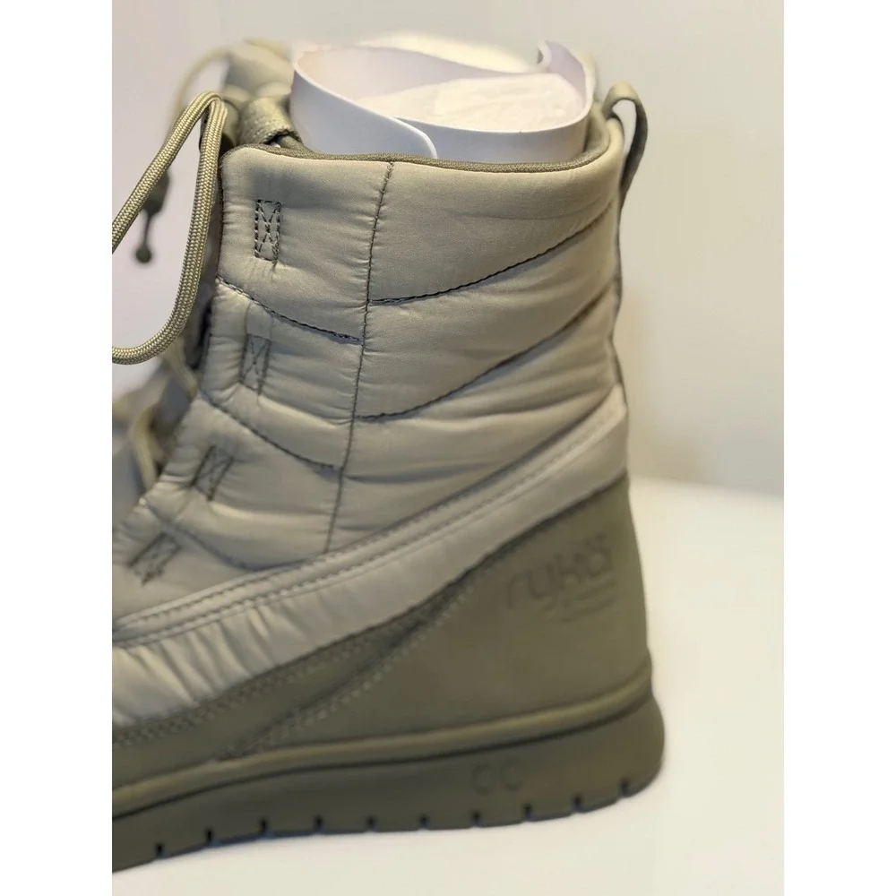 Ryka Winter Boots Green Water Repellent‎ Adjustable Toggle Sol Abbey Green 10